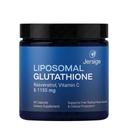 Liposomal Glutathione 1155mg - with Resveratrol, Vitamin C, Selenium & Vitamin B2 - High Absorption Complex - 60 Capsules