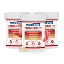 MultiBlue Probiotic Fit – Supports Natural GLP-1 & Appetite Control for Women & Men, Bifidobacterium B-420, Digestive & Gut Health, 10 Probiotic Strains, 60 Billion CFU, Prebiotic + Vitamin D3, 90ct
