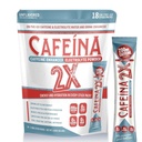CAFEINA 2X - 200 mg Boîtes de poudre de caféine et d'électrolyte infusées (18 Nombre)
