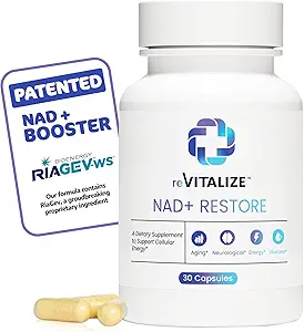 NAD+ Supplement 750mg - Advanced Nicotinamide Riboside for Anti-Aging & Supports Cellular Energy | NAD Plus Promotes DNA & Brain Health with High Absorption Formula Third Party Tested 30 Servings