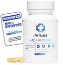 Supplément NAD+ 750mg - Riboside de nicotinamide avancé pour l'anti-âge et soutient l'énergie cellulaire.