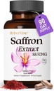 Safran Suppléments 88.5MG.90 Capsules Vegan, Extrait de Safran Happy pour Mood Energy Eye Focus Support pour les femmes et les hommes, 100% ingrédients purs, fabriqués aux États-Unis, sans OGM et sans gluten