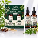 2 Step | - Balance & Replenish Gut Health, Blend of Fulvic Acid, Wormwood, Clove & Neem Extract, 2x1 Floz