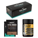 ONNIT Premium Alpha Cerveau Bundle - Supplément Cerveau Nootropique (30 comtes) pour Focus, Concentration et Mémoire + Total des paquets de vitamines de jour et de nuit pour les hommes et les femmes (30 jours)