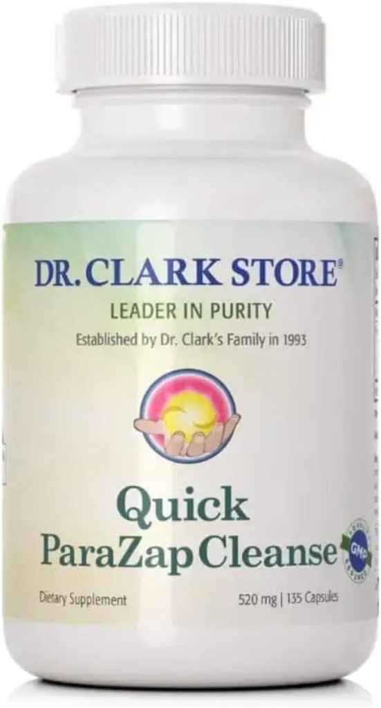 Dr Clark Store para-Zap – 520mg, 135 Capsules, soutient la santé digestive et l'équilibre gustatif
