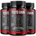 (3 Pack) Testo Dark Capsules, Official TestoDark Pills with All Natural Ingredients, Advanced Overall Health & Wellness Vitamin Supplement Formula for Max Strength Multivitamin Support (180 Capsules)