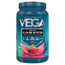 Vega All in One Nutrition Organique - 20g de protéines végétales de pois, baies, 20 portions, vitamines A et C, probiotiques, verts, végétalien, kéto, sans gluten, 24.3oz (paquetage mai Vary)