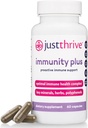 Juste Thrive Immunity Plus - Vegan Gut Santé et Supplément de soutien immunitaire pour les enfants et les adultes, 60 Capsules