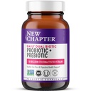 Nouveau chapitre quotidien double biotique probiotique + prébiotique pour la digestion et le microbiome santé, 100% végétalien, sans soja, non-OGM, 60 comte (2 mois d'approvisionnement)