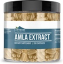 Earthborn Elements Amla Extract 200 Capsules, Pure & Undiluted, No Additives