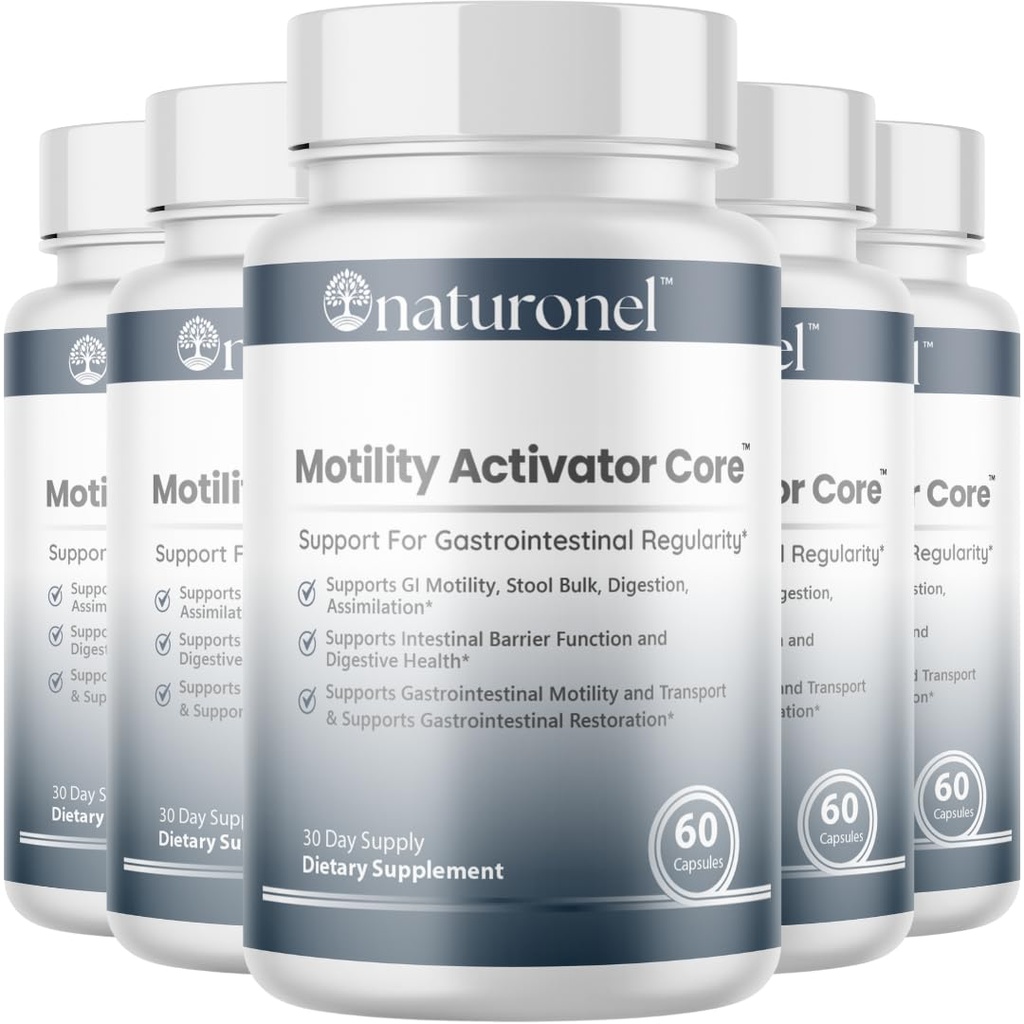 Motility Activator Core Capsules - Cleanse Pills Daily Premium Support, Motility Activator Cleanse Natural Digestive Formula for Overall Health & Wellness Supplement (6)