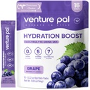 Venture Pal Powder Packets sans électrolyte de sucre - Liquid Daily IV Drink Mix pour l'hydratation rapide et la récupération des parties