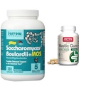 Jarrow Formulas Probiotics and Mastic Gum Gastrointestinal Health Support Supplement Bundle with Saccharomyces Boulardii 5 Billion CFU 180 Capsules and Mastic Gum 1000mg 60 Capsules