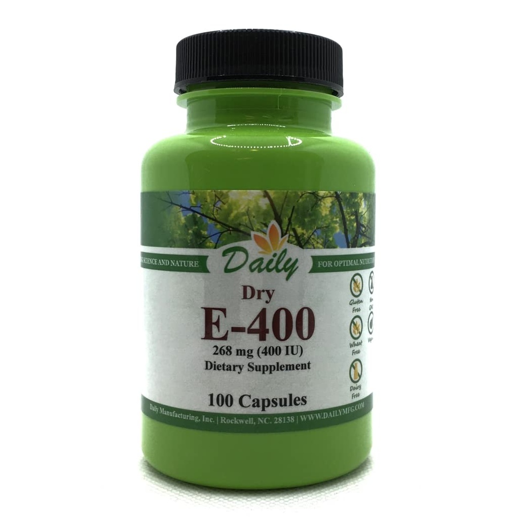 Daily Manufacturing Vitamin E Dry (268 mg, 400 IU)