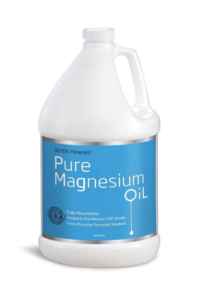 Sept minéraux Huile de magnésium pure 64 oz