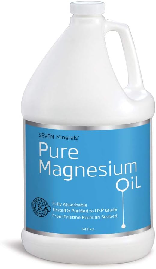 Sept minéraux Huile de magnésium pure 64 oz