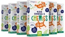Gommies Omega 3 - Gel à croquer ultra-haut DHA - pour les enfants soutient la santé du cerveau et des yeux - Fruit naturel sans sucre - Gommies Omega 3 huile de poisson (6 pack)