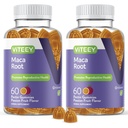 Viteey Black Maca Root Gummies - Support de conduite, de passion et d'énergie - Black Maca Root pour hommes et femmes - Vegan, sans gluten - 120 comtes