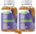 Viteey Black Maca Root Gummies - Support de conduite, de passion et d'énergie - Black Maca Root pour hommes et femmes - Vegan, sans gluten - 120 comtes