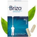 Brizo Prostate Health Supplements for Men - Capsules à base de plantes pour la santé urinaire masculine - Réduire les mictions fréquentes - 1 mois d'approvisionnement