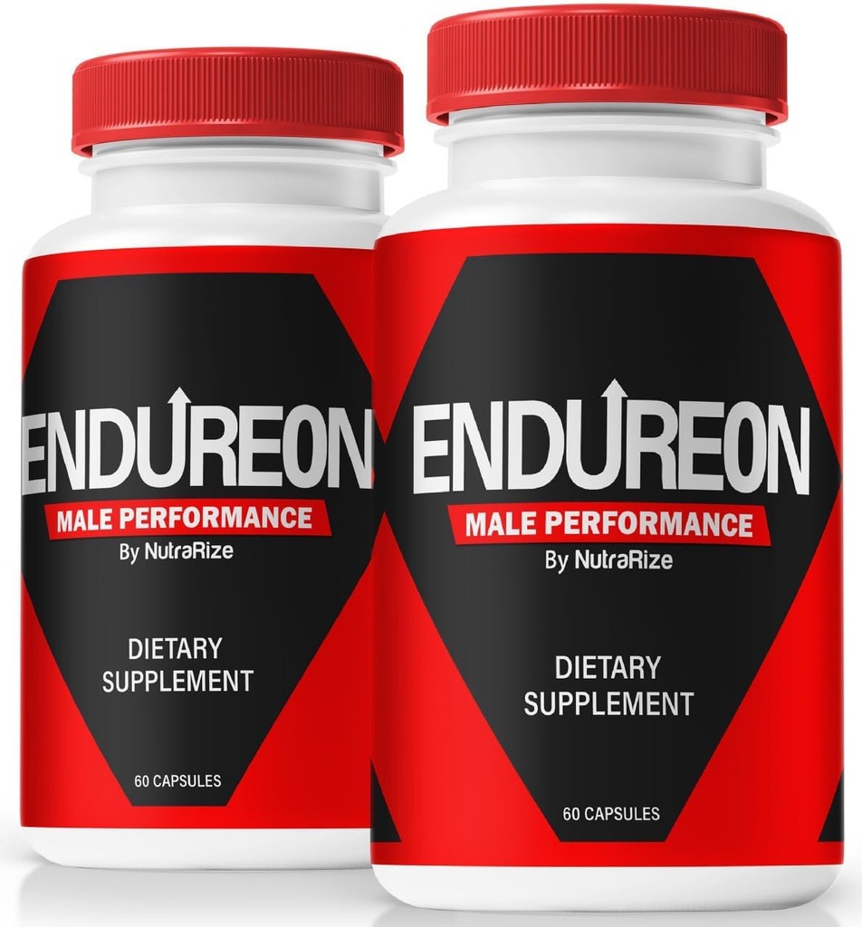 NutraRize (2 Pack) Enduréon Pills – Formule de soutien quotidien avec des ingrédients de qualité supérieure pour aider à soutenir les hommes Énergie, performance et bien-être quotidien
