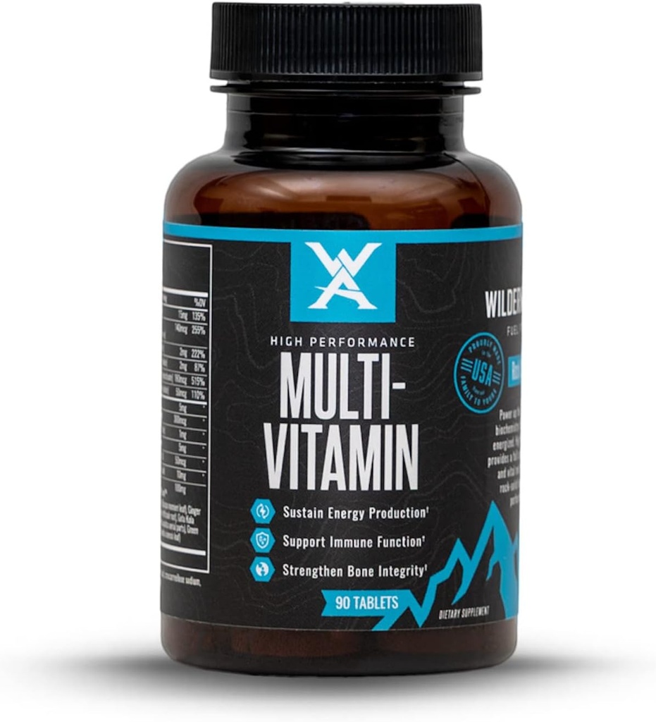 Athlète de la nature - Multivitamine quotidienne haute performance pour les hommes et les femmes - Supplément de vitamines pour adultes avec le chrome et le vanadium - Multivitamine pour hommes et femmes