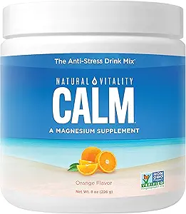 VITALITÉ NATURELLE Mélange de boissons anti-stress au Magnésium d'orange, 8 OZ