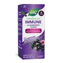 Nature's Way Sambucus Elderberry Immune Sirop, extrait de mûrier Vitamine C et zinc avec Propolis & Echinacea pour le soutien immunitaire*, sans gluten, végétarien, 4 Fl Oz