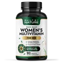 Built by Nature Multivitamin for Women – Daily Womens Multivitamin Supplement with Essential Vitamins & Minerals – Energy, Immunity & Beauty Support – 90 Tablets