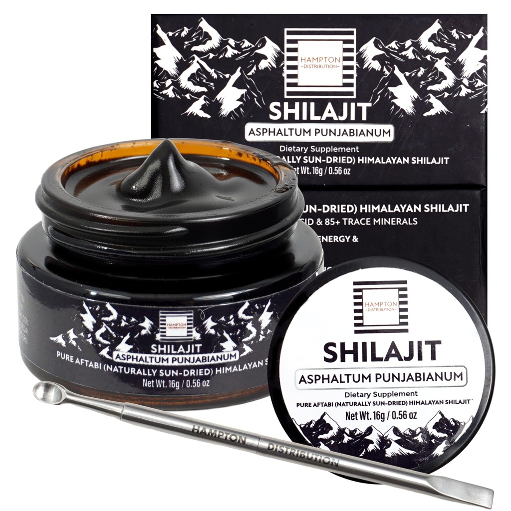 Pure Aftabi Himalayan Shilajit Resin, 400mg High Nutrition, Pure Lab Tested Shilajit with 85+ Trace Minerals & Fulvic Acid, Energy Booster, Stamina & Immune Support for Men & Women, 40 Servings (16g)