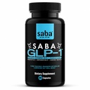 Saba GLP-1™ Support Supplement – Natural Appetite Control & Cravings Support with Akkermansia Probiotic + Berberine Synbiotic | Gut Health & Metabolism Support | Non-Stimulant | 30 Serving