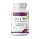 Body Kitchen Mega Osteo, Vegan Bone & Joint Support Supplement with Bonolive, K2VITAL MK-7, Vegan Vitamin D3 & Albion Calcium, 60 Vegetable Capsules