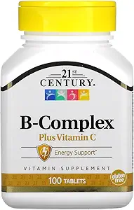 Complexe vitamine B avec vitamine C 100 Cplts