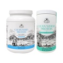 Mt. Capra Clean Whey Protein (Unsweetened) and Clean Whole Protein + Minerals & Probiotics