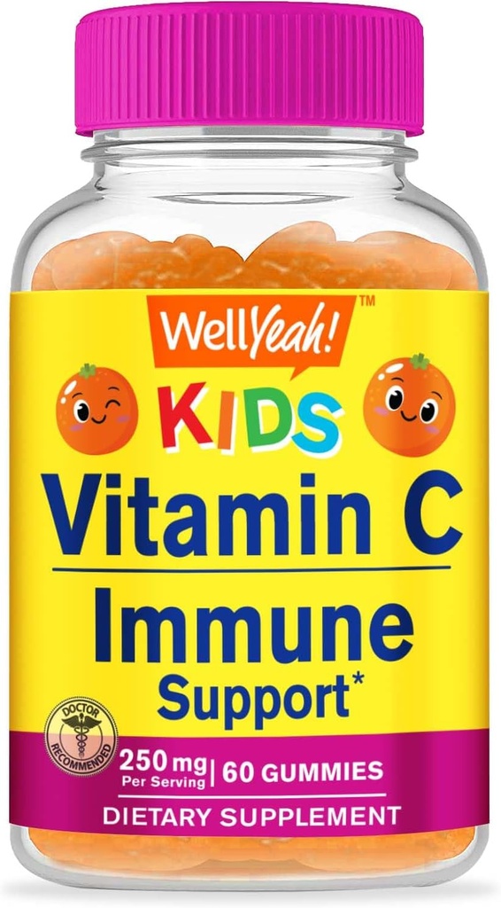 Eh bien oui enfants vitamine C Gummies (250mg) - 60 Gummies