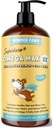 Wonder Paws Fish Oil for Dogs - Oméga 3 pour les chiens du saumon, de la morue et de l'huile de krill de l'Alaska - Acide gras de l'EPA DHA - Moins de mouture et de démangeaison - Peau, articulaire, immunitaire et santé du coeur - Supplément liquide (16 oz)