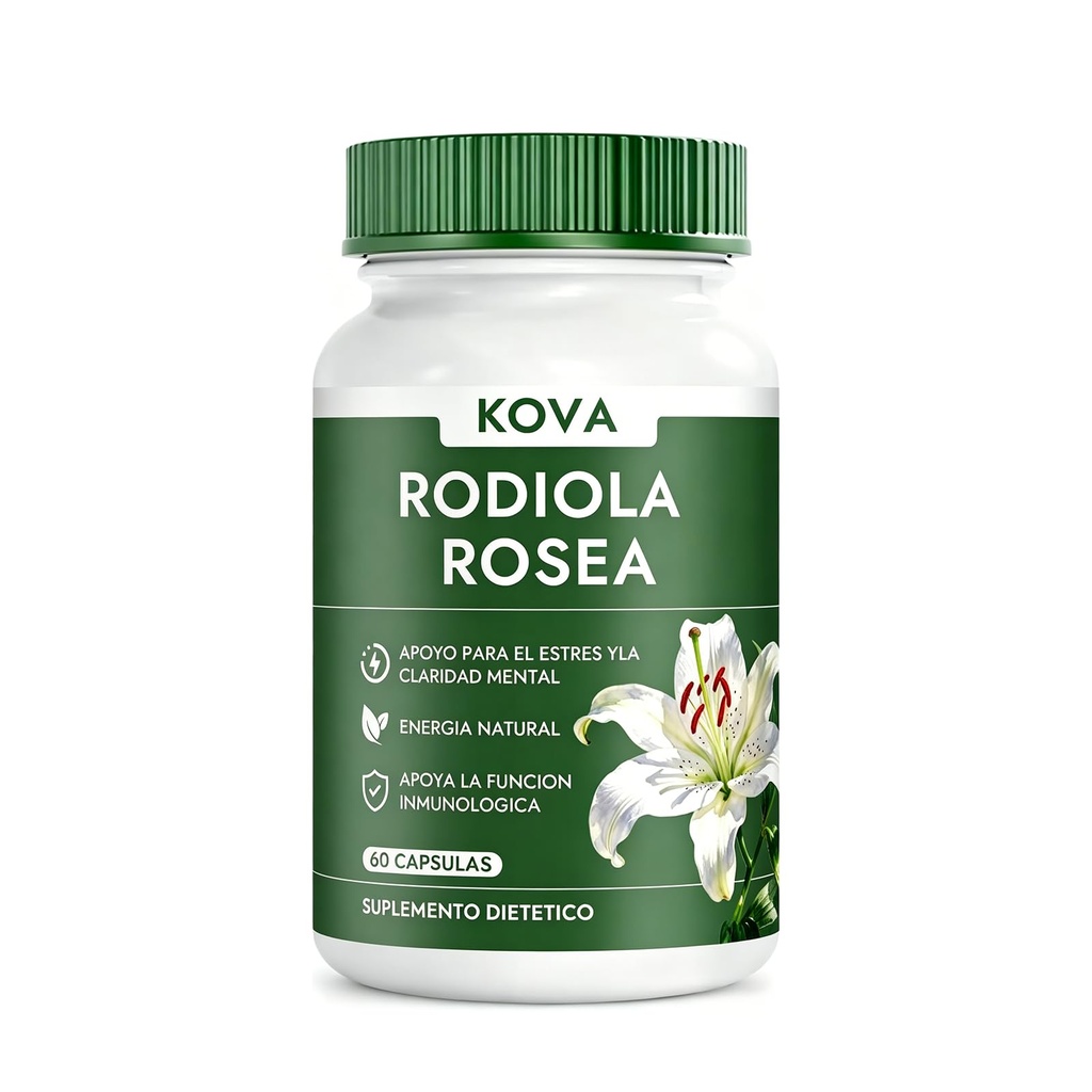KOVA Rhodiola Rosea – Natural Support for Daily Energy & Mental Wellness