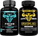 Premier Labs L Arginine (60 ct) + Capsules de HCl Créatine (60 ct)