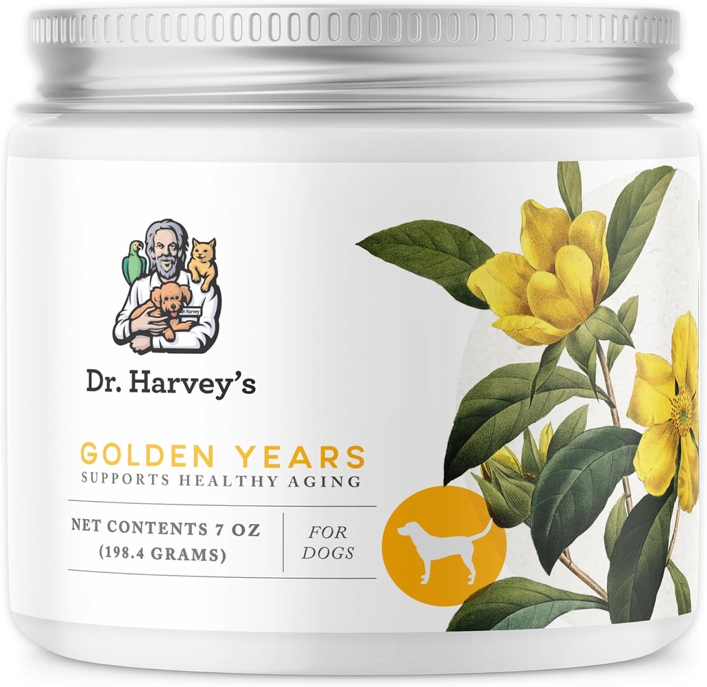Supplément à base de plantes gériatriques du Dr Harvey pour chiens âgés, 7 Oz