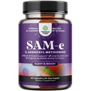 Sam-E 200mg Mood Support Supplement - S-Adenosyl Methionine Sam-E Supplement for Natural Relaxing Mood Boost Brain Support and Liver Detox Cleanse - Vegan Non-GMO and Gluten Free - 60 Count