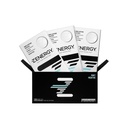 ZENERGY Énergie Gum - Arôme de menthe 50mg Caféine + 35% B6 et 45% B12 Vitamines Vegan, 0 Sucre, 0 Calories, 0 Gluten, 0 Aspartame, Non-OGM, Action instantanée