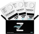 ZENERGY Énergie Gum - Arôme de menthe 50mg Caféine + 35% B6 et 45% B12 Vitamines Vegan, 0 Sucre, 0 Calories, 0 Gluten, 0 Aspartame, Non-OGM, Action instantanée