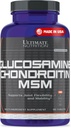 Ultimate Nutrition Glucosamine, Chondroïtine et MSM Supplément pour la flexibilité et la mobilité conjointes - Soutient la santé, le cartilage, les tissus conjonctifs et la force osseuse - Relief pour les hommes et les femmes - 90 comprimés