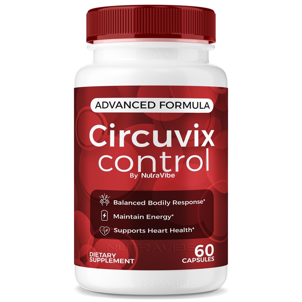 Circuvix Control – Advanced Circulation & Flow Support Formula with Clean, Potent Blend to Maintain Balanced Levels & Everyday Energy | CircuvixControl Easy-to-Swallow Pills (60 Capsules)