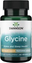 Swanson Amino Acid Ajipure Glycine Pharmaceutical Grade 500 Milligrams 60 Veg Capsules