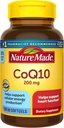 Nature faite CoQ10 200 mg, supplément alimentaire pour la santé cardiaque et la production d'énergie cellulaire, 100 Softgels, 100 jours d'approvisionnement