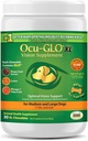 Ocu-GLO Cat & Dog for Eye Support - Supplément de vision à croquer pour les petits et grands animaux de compagnie soin avec lutéine, acides gras oméga-3, extrait de graines de raisin et antioxydants 30 XL Chewables