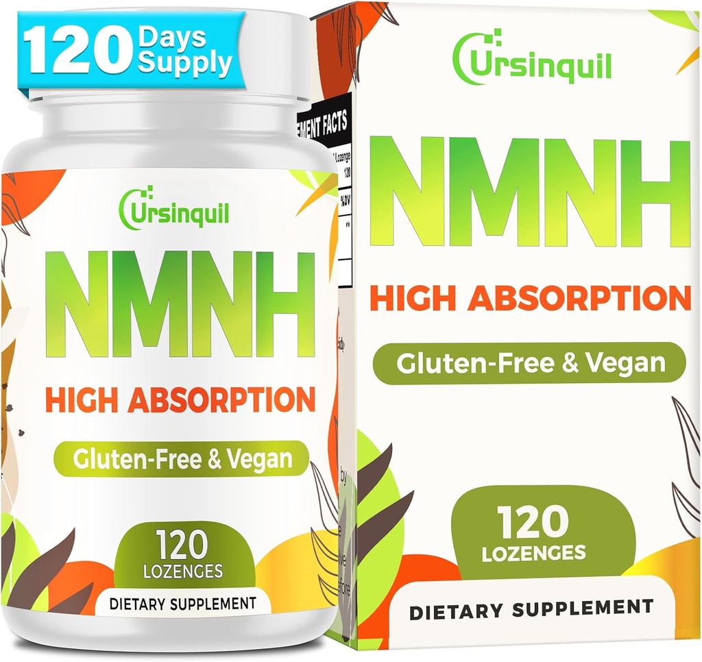 Sublingual NMNH 500mg (dihydronicotinamide mononucléotide) (120 portions, NMNH 500mg par portion) Supplément NAD pour augmenter les niveaux NAD à mesure que nous vieillissons, pour l'anti-âge, l'énergie, l'immunité, Focus - 120 Compte