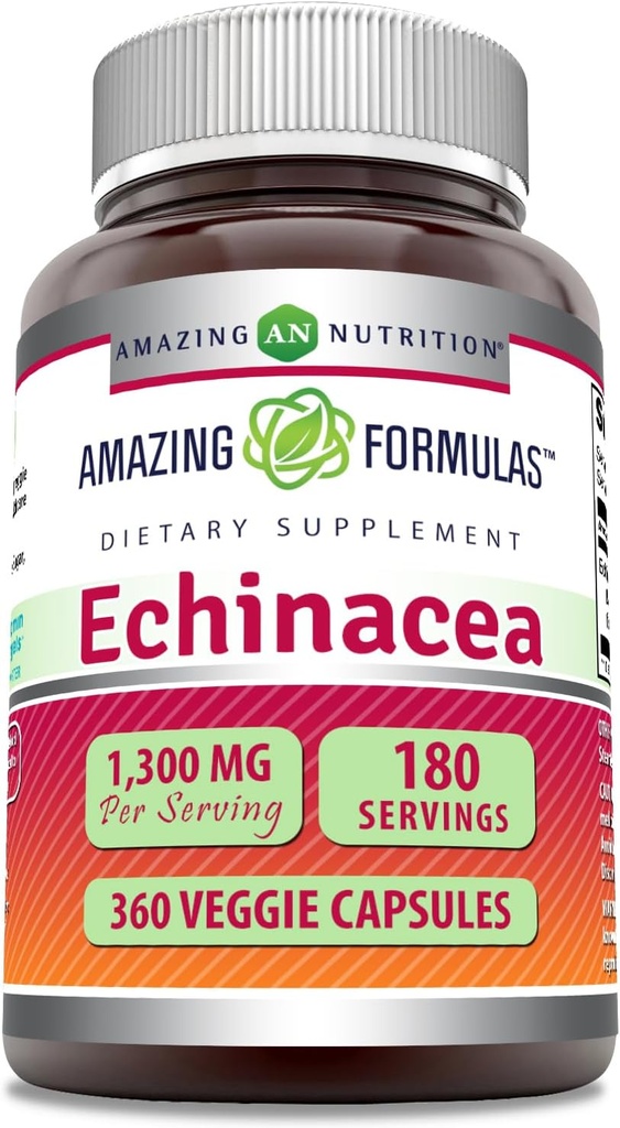 Formules étonnantes Echinacea: 1300 Mg par service