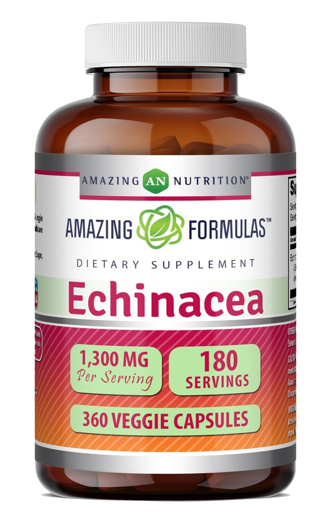 Formules étonnantes Echinacea: 1300 Mg par service